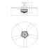 52" Elkton Modern Reversible Crystal Fandelier with Lighting and Remote Control