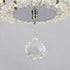 52" Ganga Modern Downrod Mount Reversible Crystal Ceiling Fan with Lighting and Remote Control
