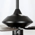 52" Nowthen Modern Crystal Chandelier Ceiling Fan with Led Light and Remote Control 5 Blades Chrome