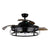 52" Industrial Downrod Mount Ceiling Fan with Lighting and Remote Control