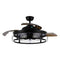 52" Industrial Downrod Mount Ceiling Fan with Lighting and Remote Control