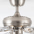 52" Kyla Industrial Caged Ceiling Fan with Light Remote Control Satin Nickel