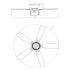 52" Panipat Modern Chrome Flush Mount Reversible Crystal Ceiling Fan with Lighting and Remote Control