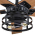 52" Industrial Reversible 5 Blade Led Ceiling Fan