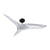 52" Punjab Industrial DC Motor Downrod Mount Reversible Ceiling Fan with Remote Control