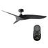 52" Punjab Industrial DC Motor Downrod Mount Reversible Ceiling Fan with Remote Control
