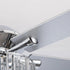 52" Dicken Modern Downrod Mount Reversible Crystal Ceiling Fan with Lighting