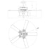 52" Urbana In Indoor Matte Black Industrial Ceiling Fan with Pull Chain and Light Kit