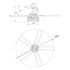 52" Windmill Modern DC Motor Downrod Mount Reversible Ceiling Fan with Lighting and Remote Control