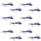 Double Bead Purple Psycho Prince Nymph Fly Fishing Flies - 1 Dozen Flies Hook Size 14
