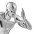 Runner Man 20" Wall Sculpture // Chrome