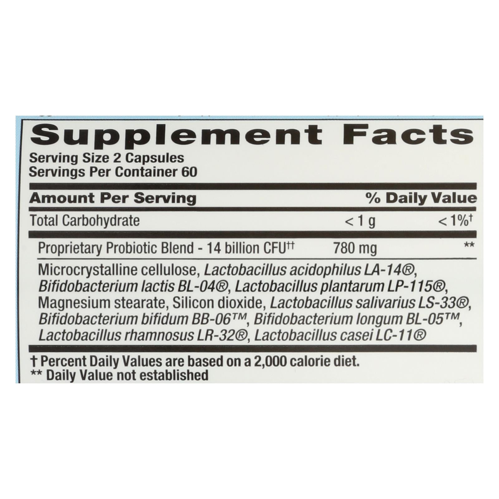 PB8 Pro-Biotic Acidophilus for Life - 120 Capsules by Nutrition Now