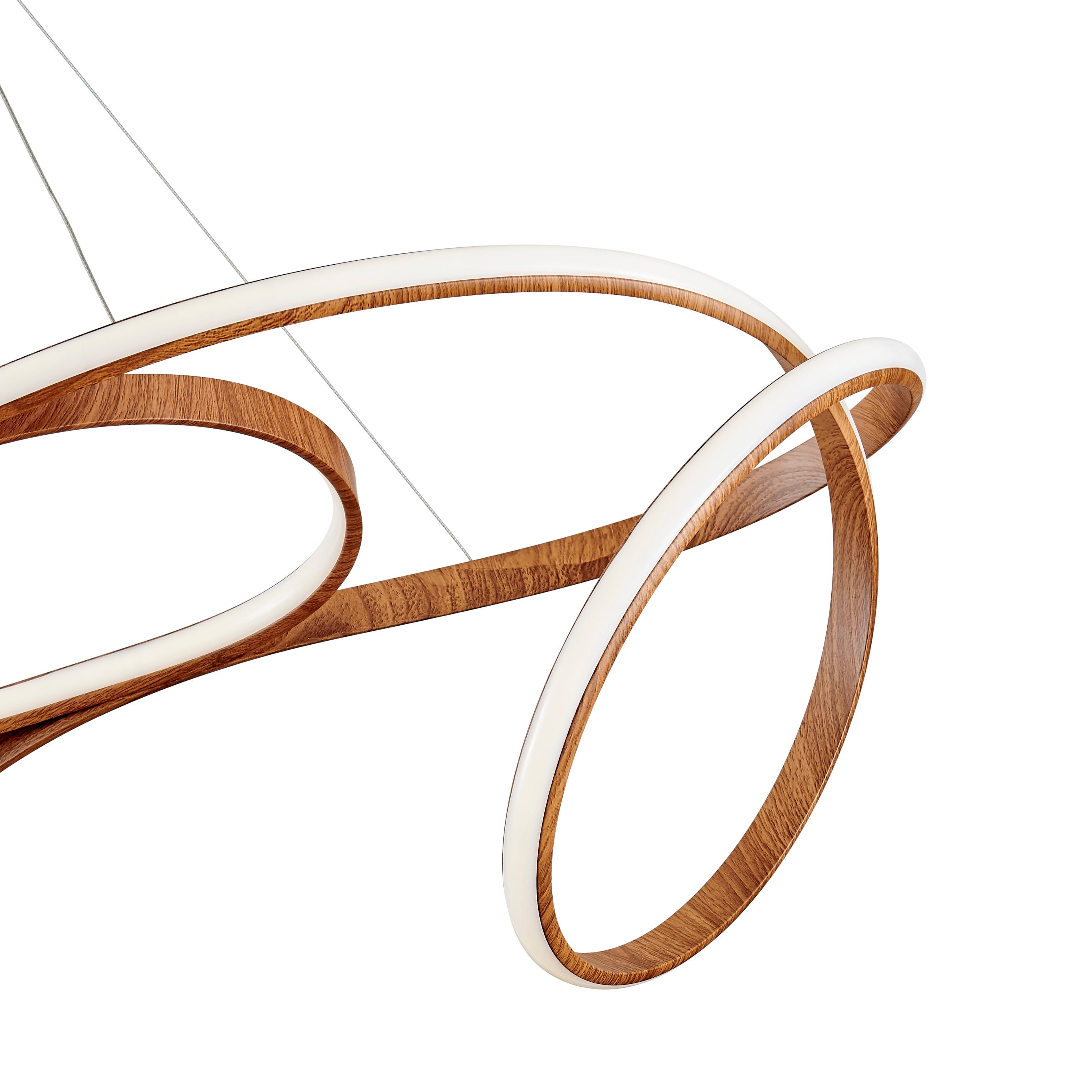 Moscow LED Chandelier // Light Wood