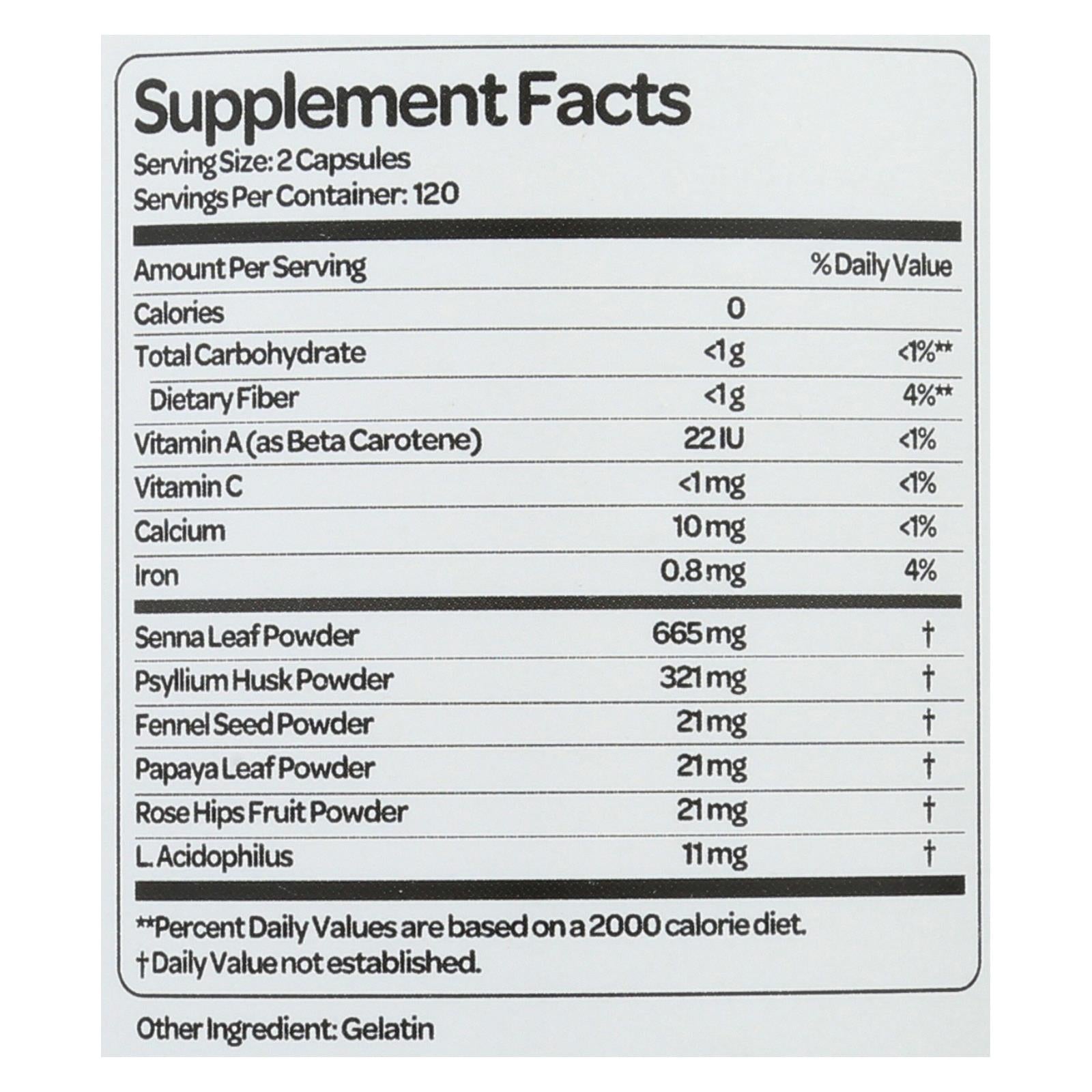 Health Plus Super Colon Cleanse: Detoxify & Rejuvenate (240 Capsules, 500 mg)