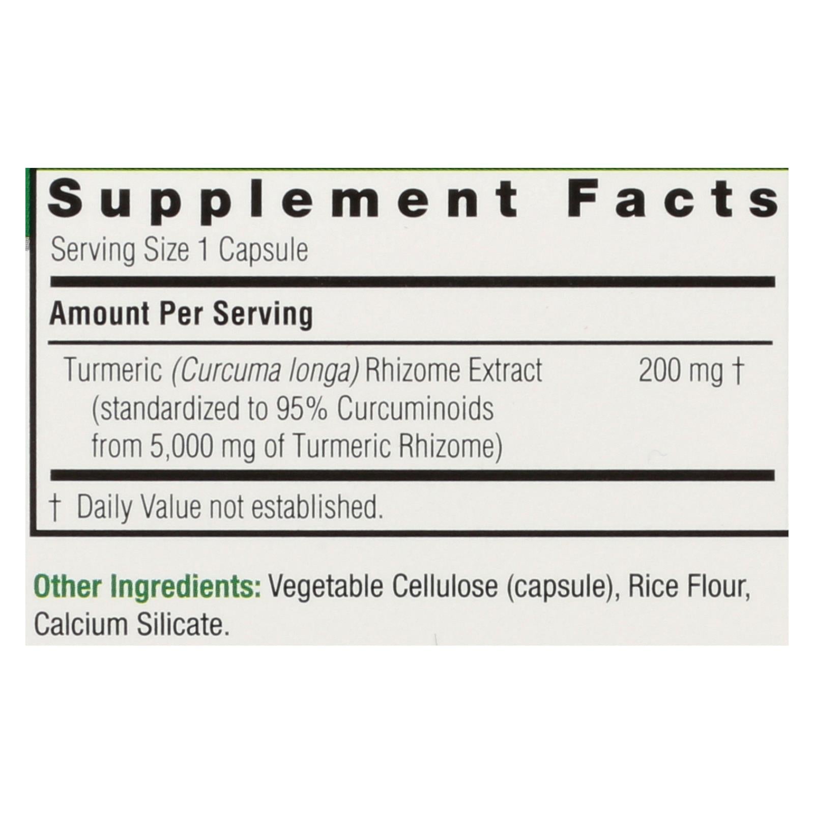Nature's Answer Turmeric-3, 90 Vegetarian Capsules