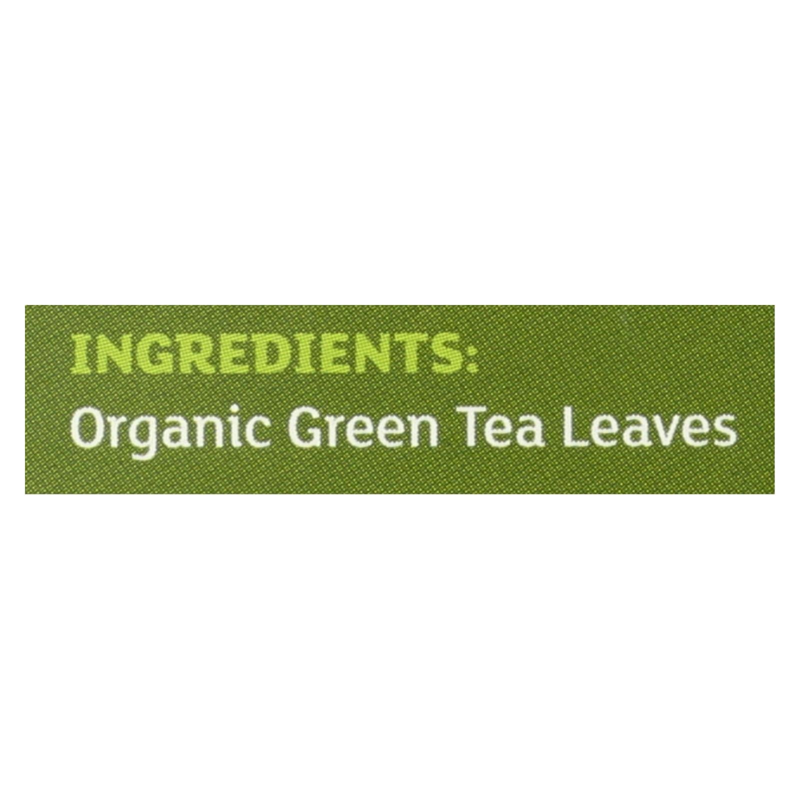 Equal Exchange Organic Green Tea, 20-Count Box Pack of 6