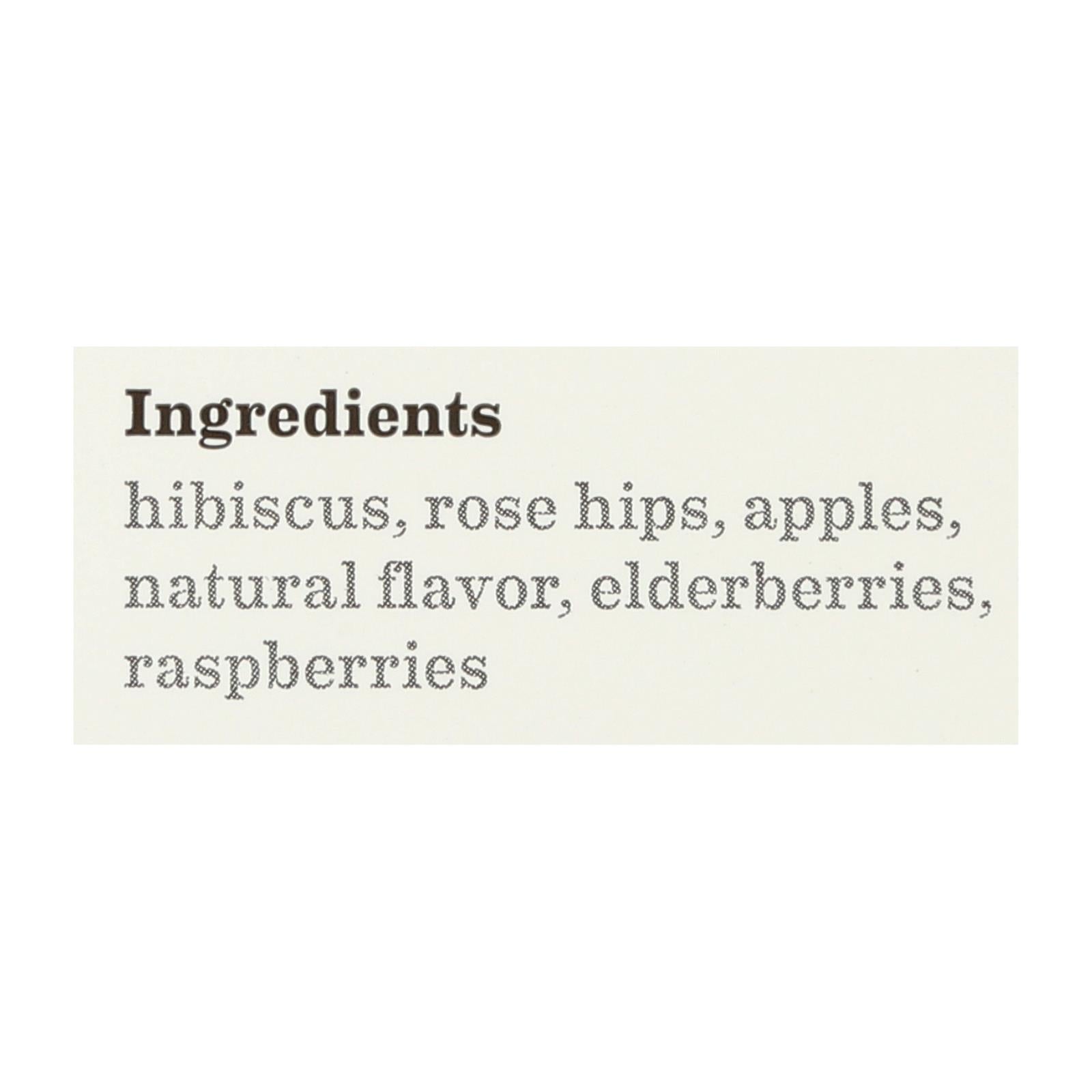 Bigelow Tea Herbal Tea, Red Raspberry Bliss 20 Tea Bags, (Pack of 6)