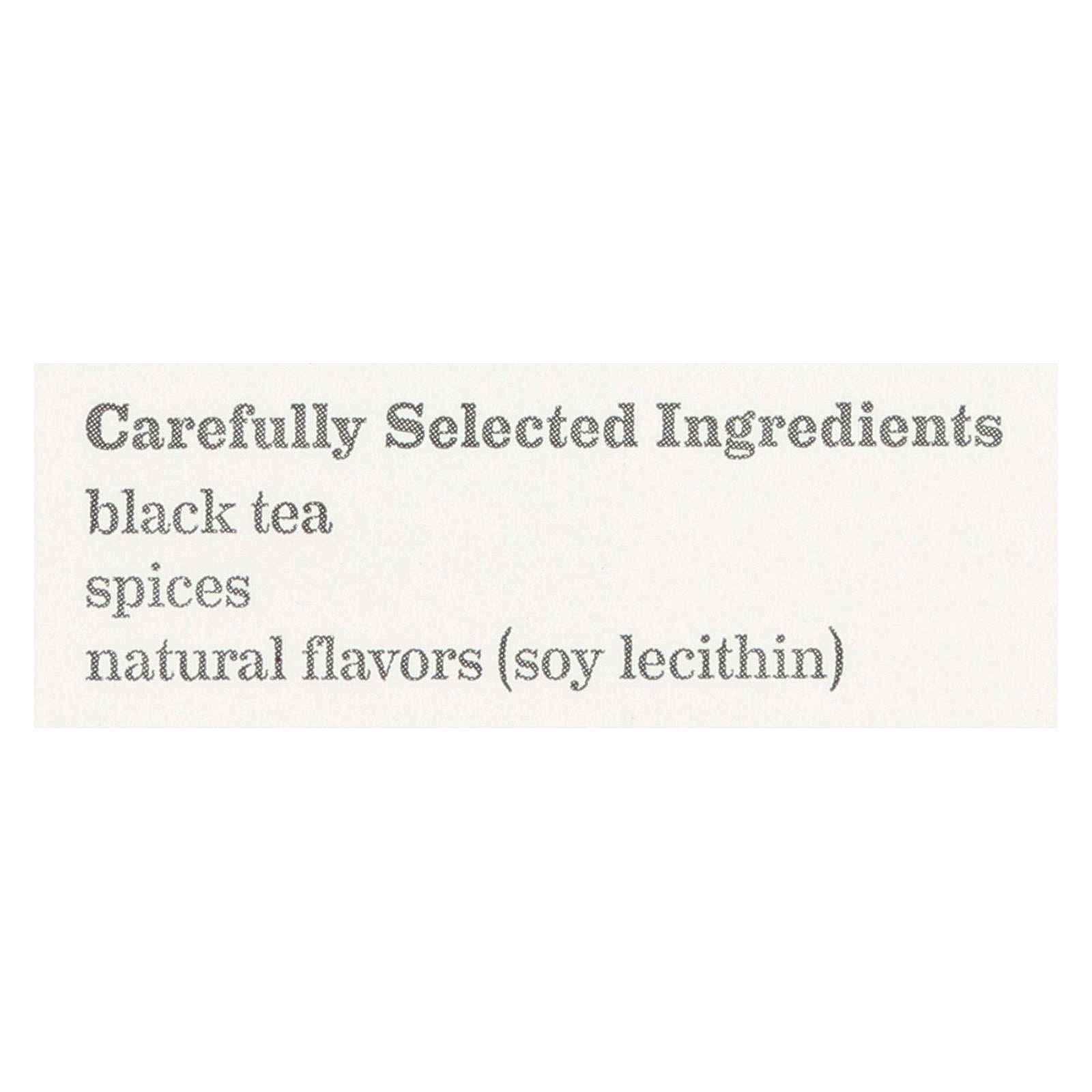 Bigelow Tea Black Spiced Chai Black Tea Bags (Pack of 6 x 20 Count)