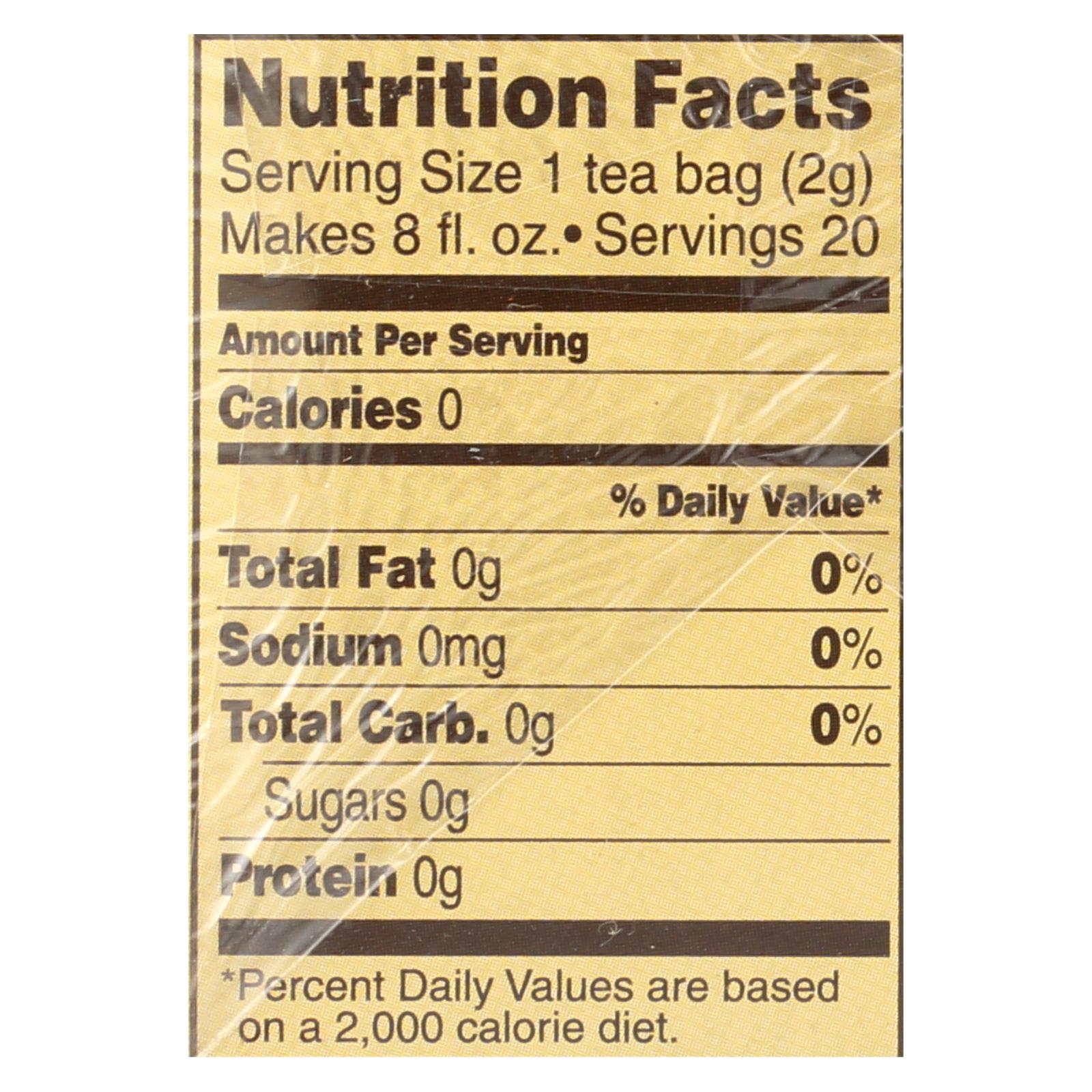 Celestial Seasonings Madagascar Vanilla Red Tea Caffeine Free (Pack of 6 - 20 Tea Bags)