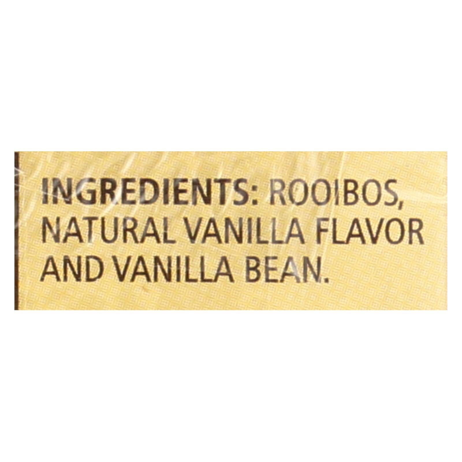 Celestial Seasonings Madagascar Vanilla Red Tea Caffeine Free (Pack of 6 - 20 Tea Bags)