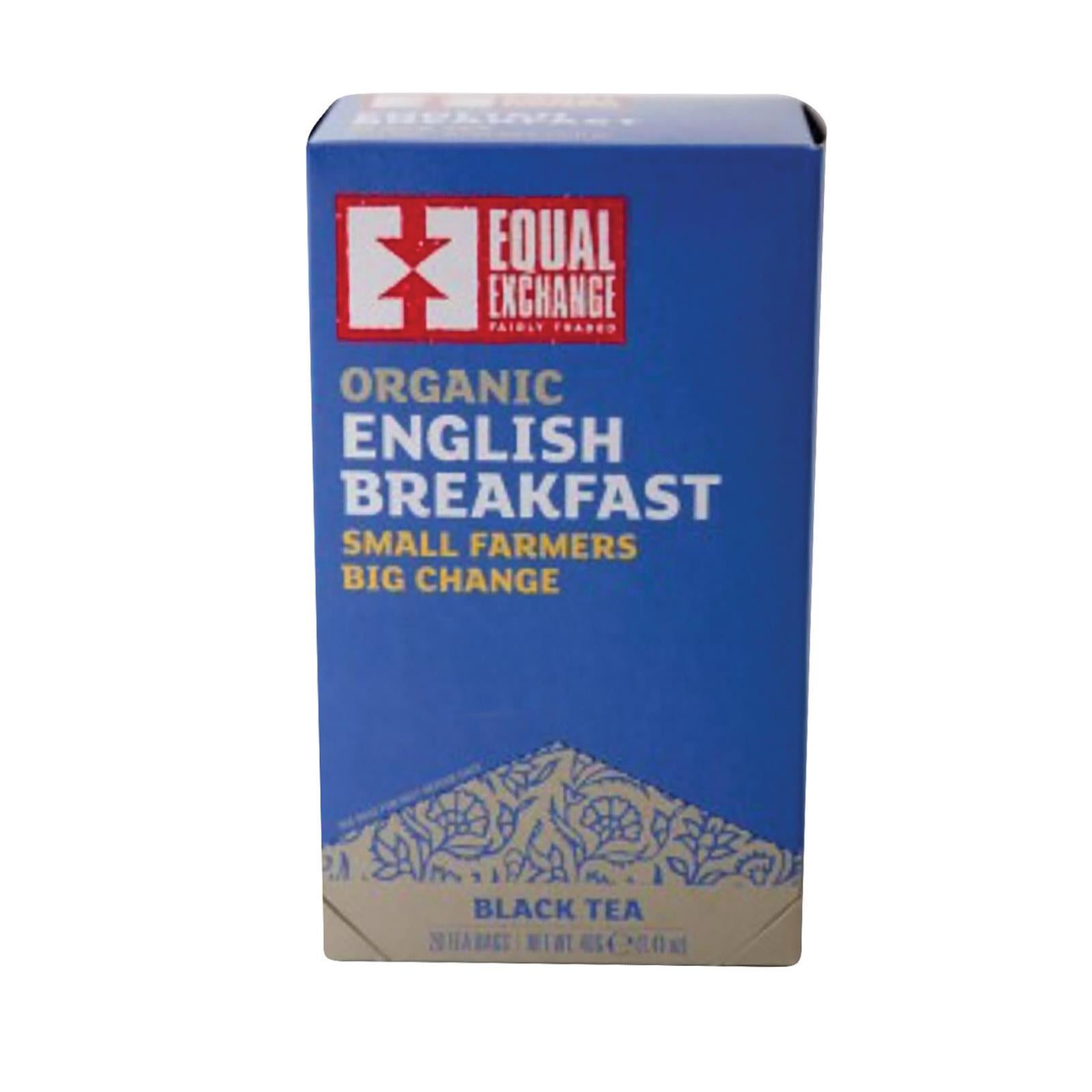 Equal Exchange Organic Black Tea English Breakfast, Pack of 6, 20-Count Box
