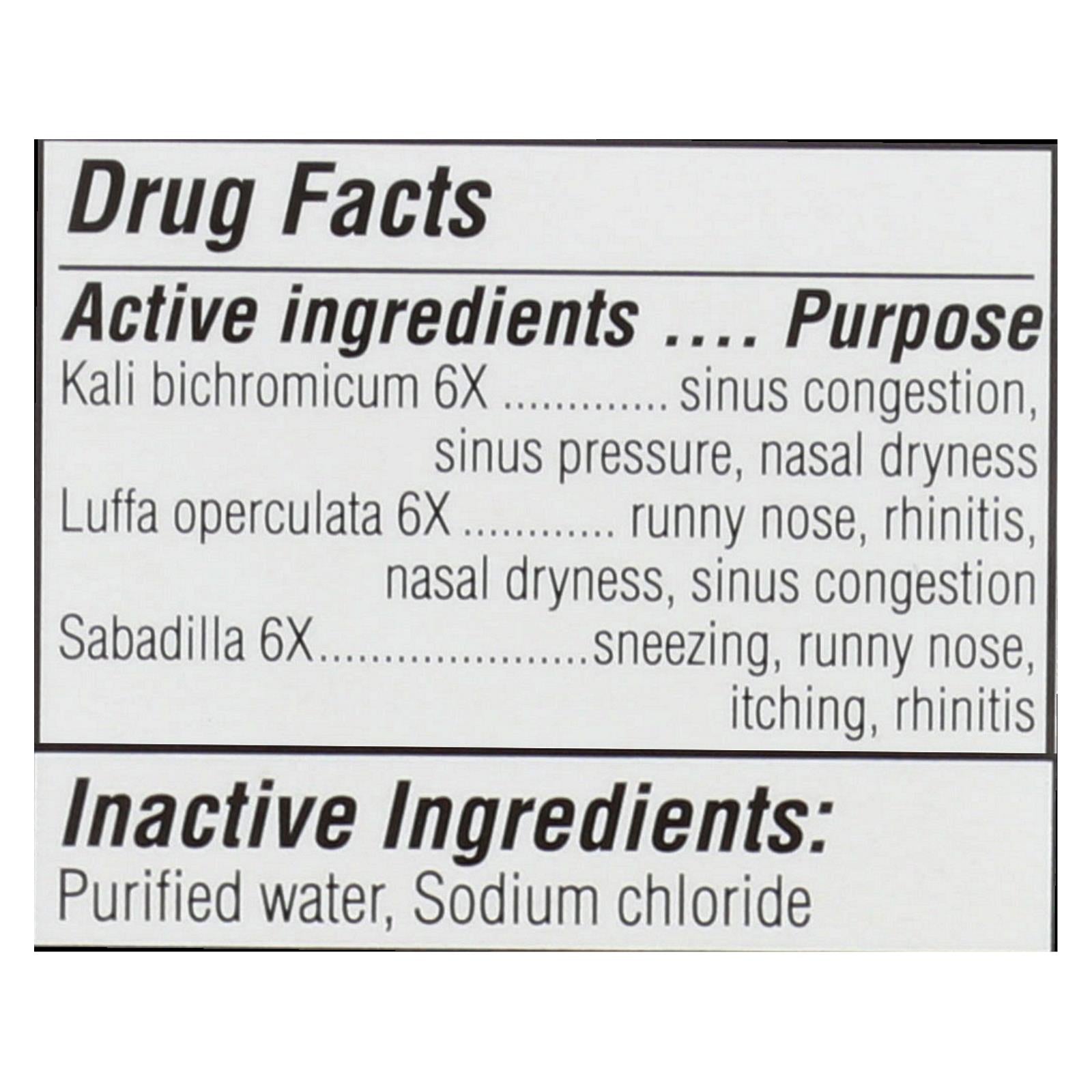 Similasan Sinus Relief - 0.68 Fl Oz Fast Acting Homeopathic Nasal Spray