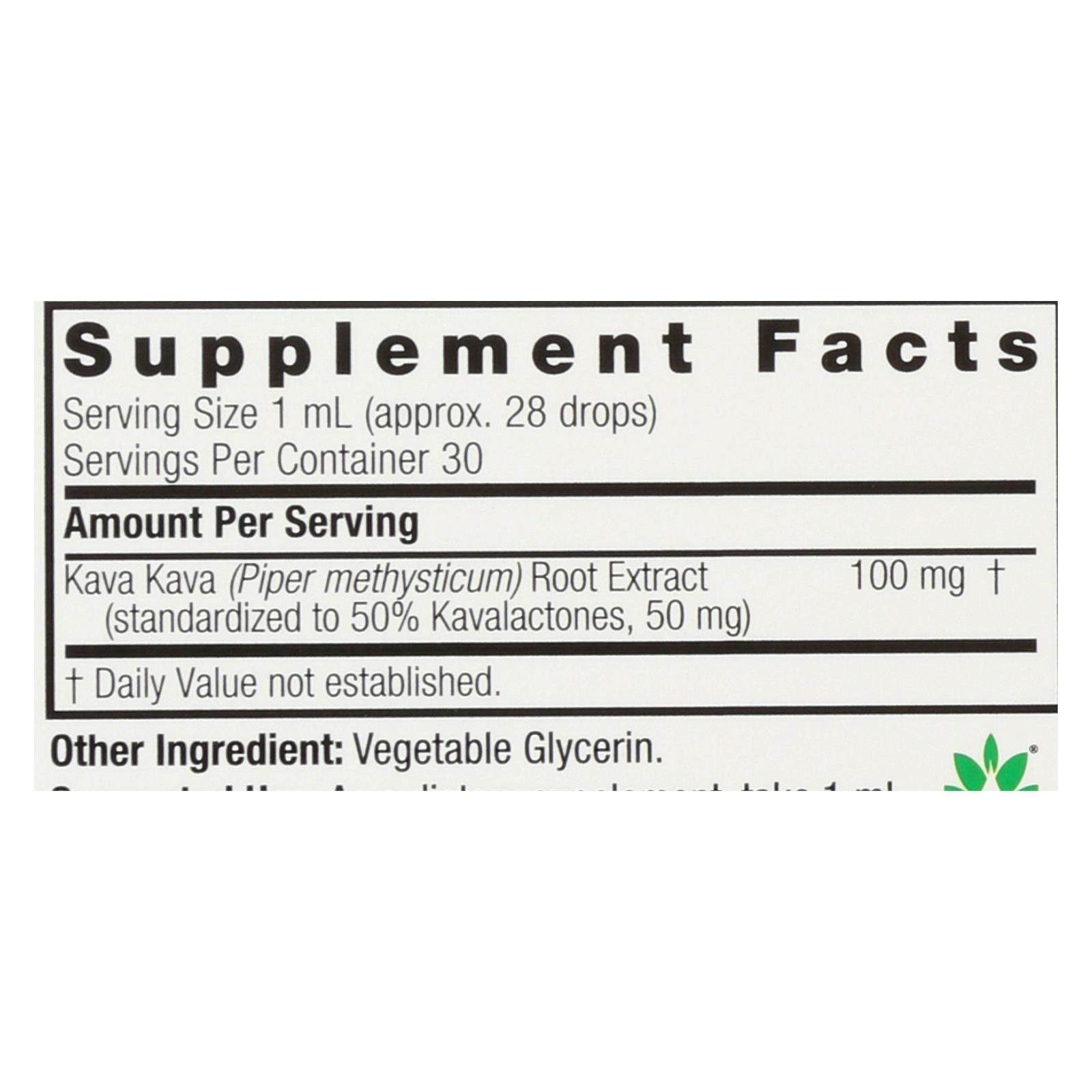 Nature's Answer Kava 6 Extract, Alcohol-Free, High Potency, 1 Ounce