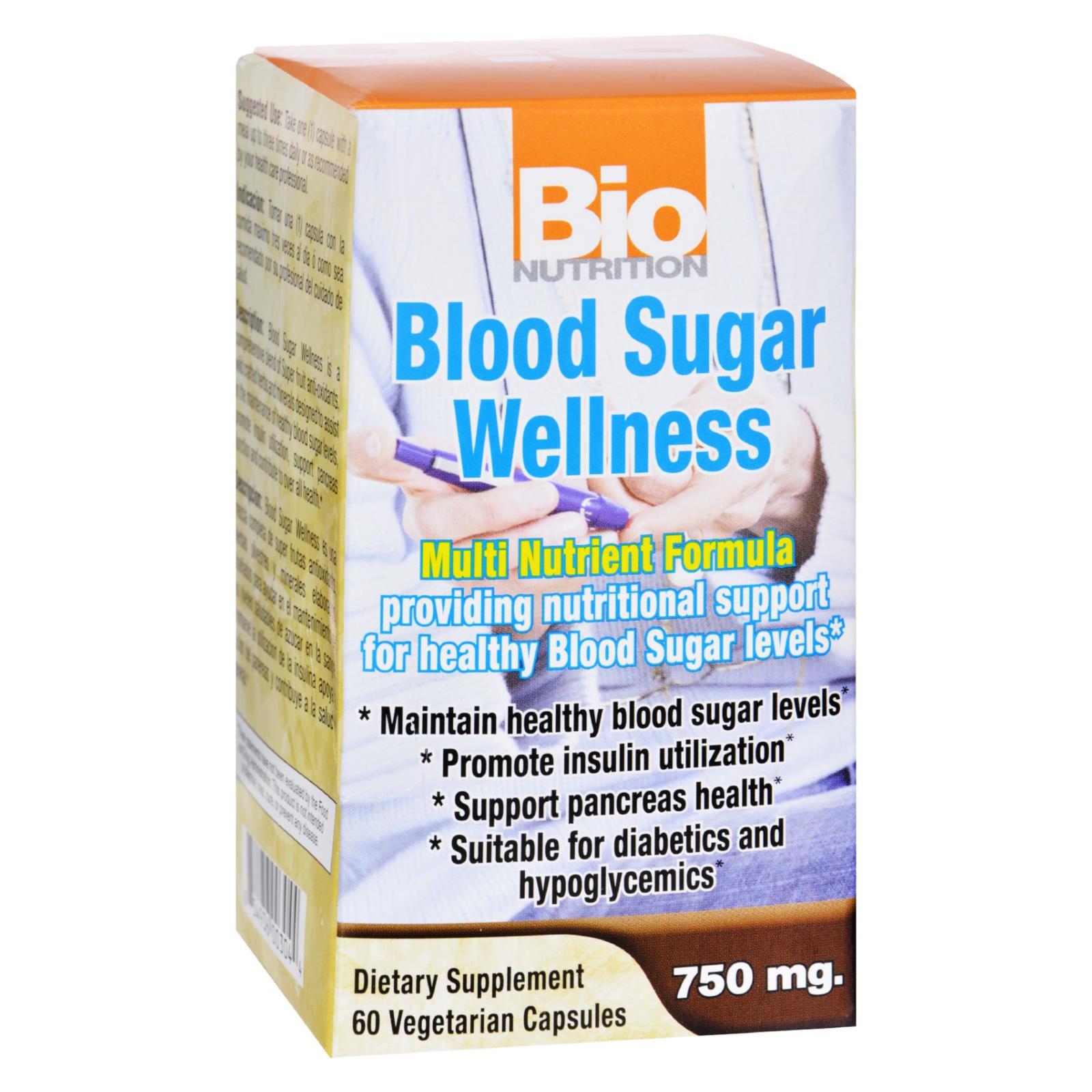 Bio Nutrition Blood Sugar Support | Vegetarian Capsules (60 ct.)