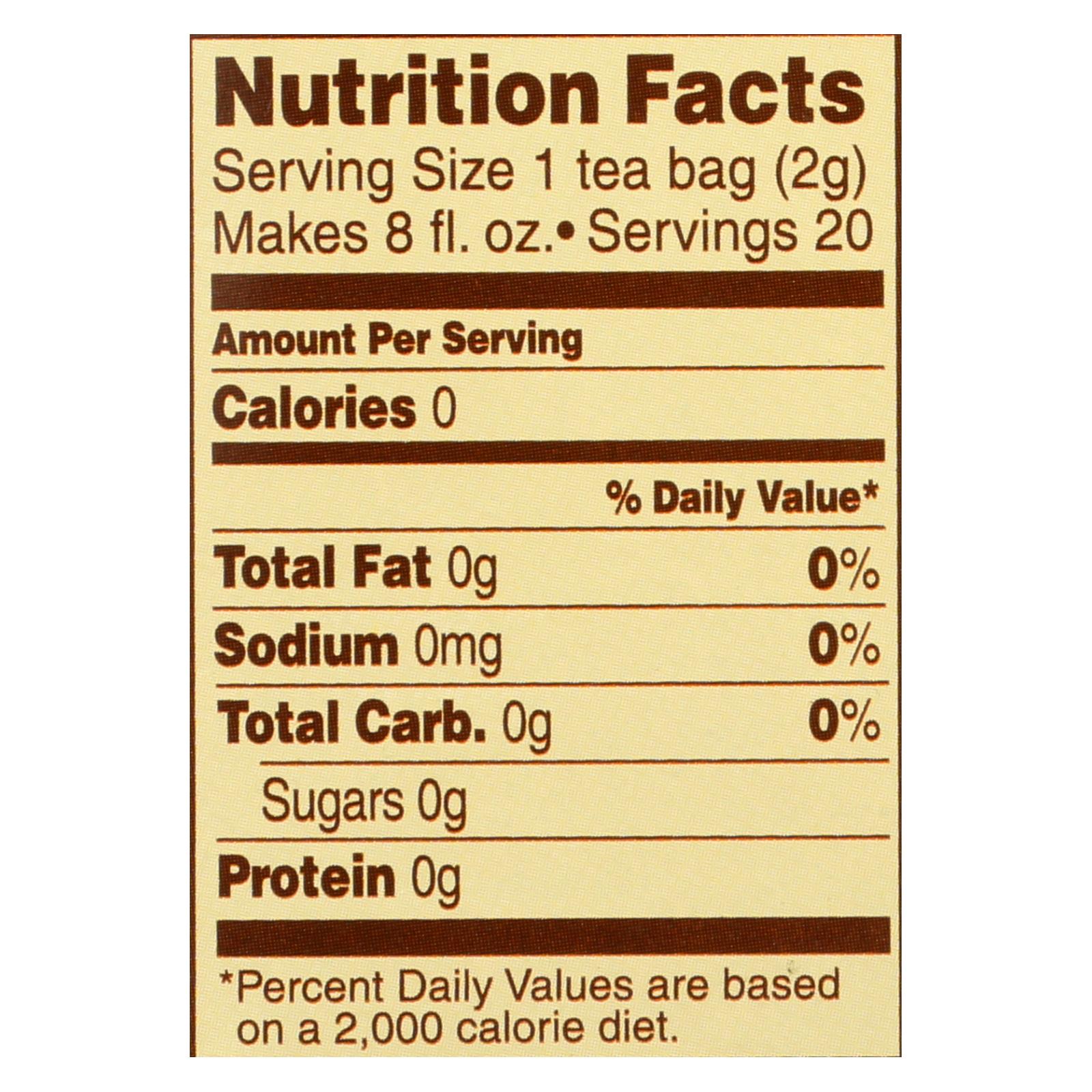 Celestial Seasonings Vermont Maple Ginger Herbal Tea (Pack of 6, 20 Bags)