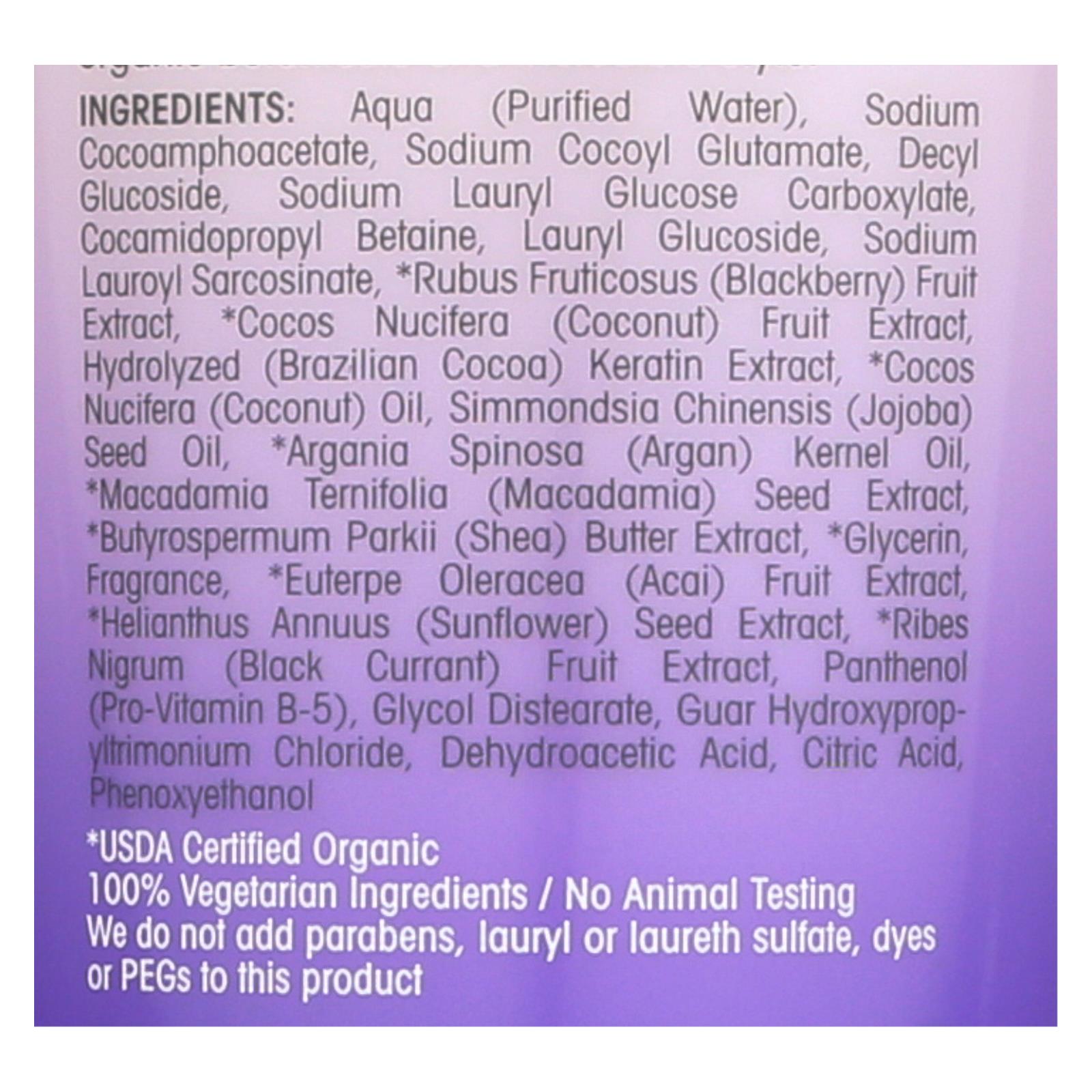 Giovanni 2chic Ultra Repair Shampoo, Blackberry & Coconut Milk, 8.5 Oz