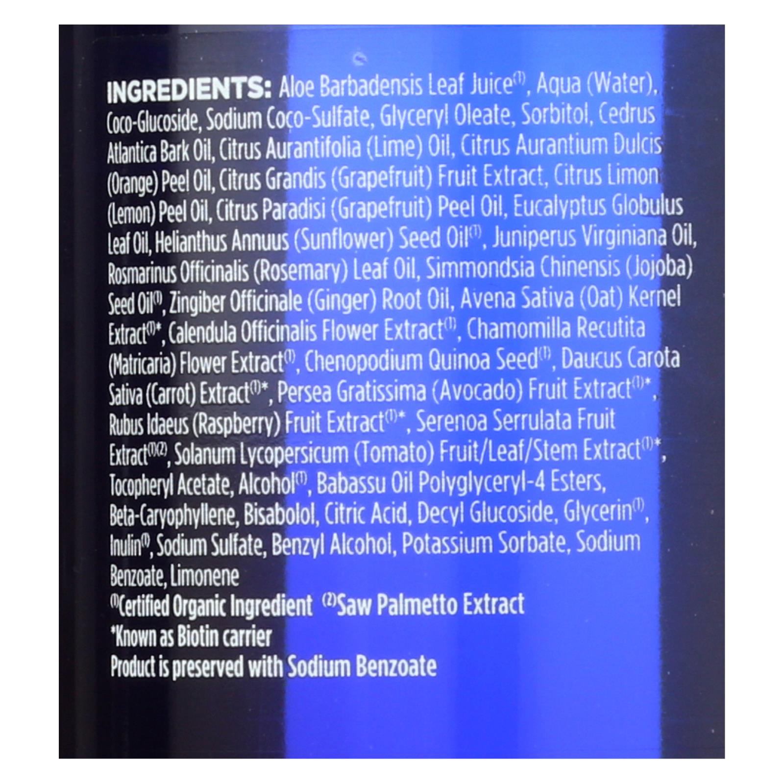 Avalon Organics Biotin B-Complex Therapy Thickening Shampoo: Nourish & Thicken Hair (14 Fl Oz)