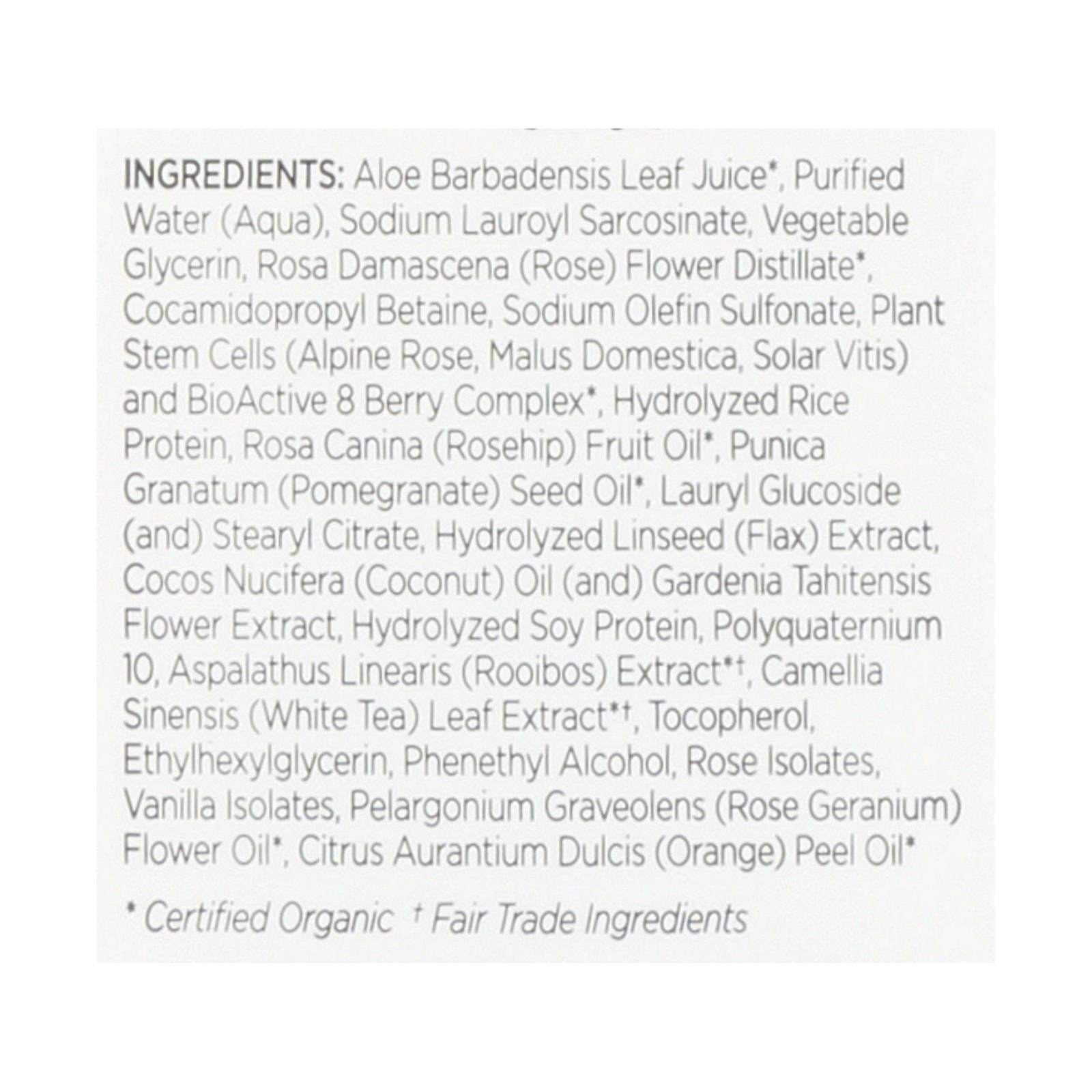 Andalou Naturals Color Care Shampoo with 11.5 Fl Oz 1000 Roses Complex