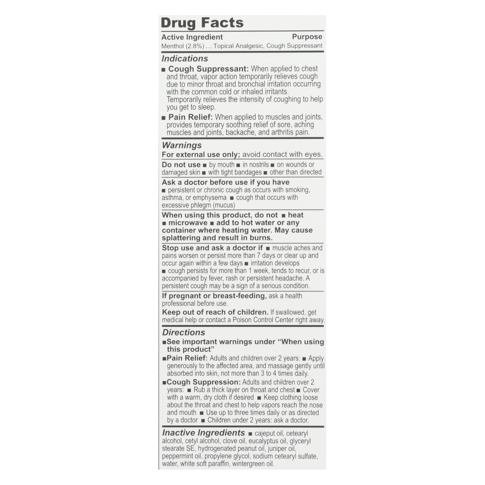 Olbas Analgesic Pain Relief Salve 1 Oz.