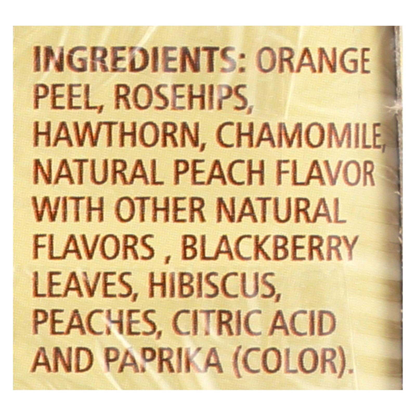 Celestial Seasonings Country Peach Passion Herbal Tea - 20 Tea Bags (Pack of 6)