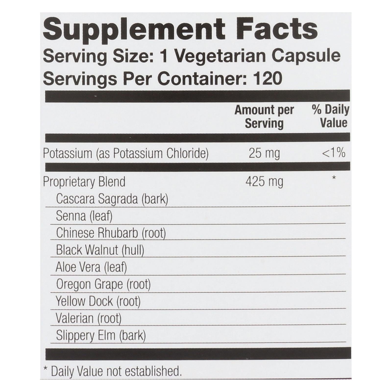 Natural Balance Colon Clenz 120 Vegetarian Capsules