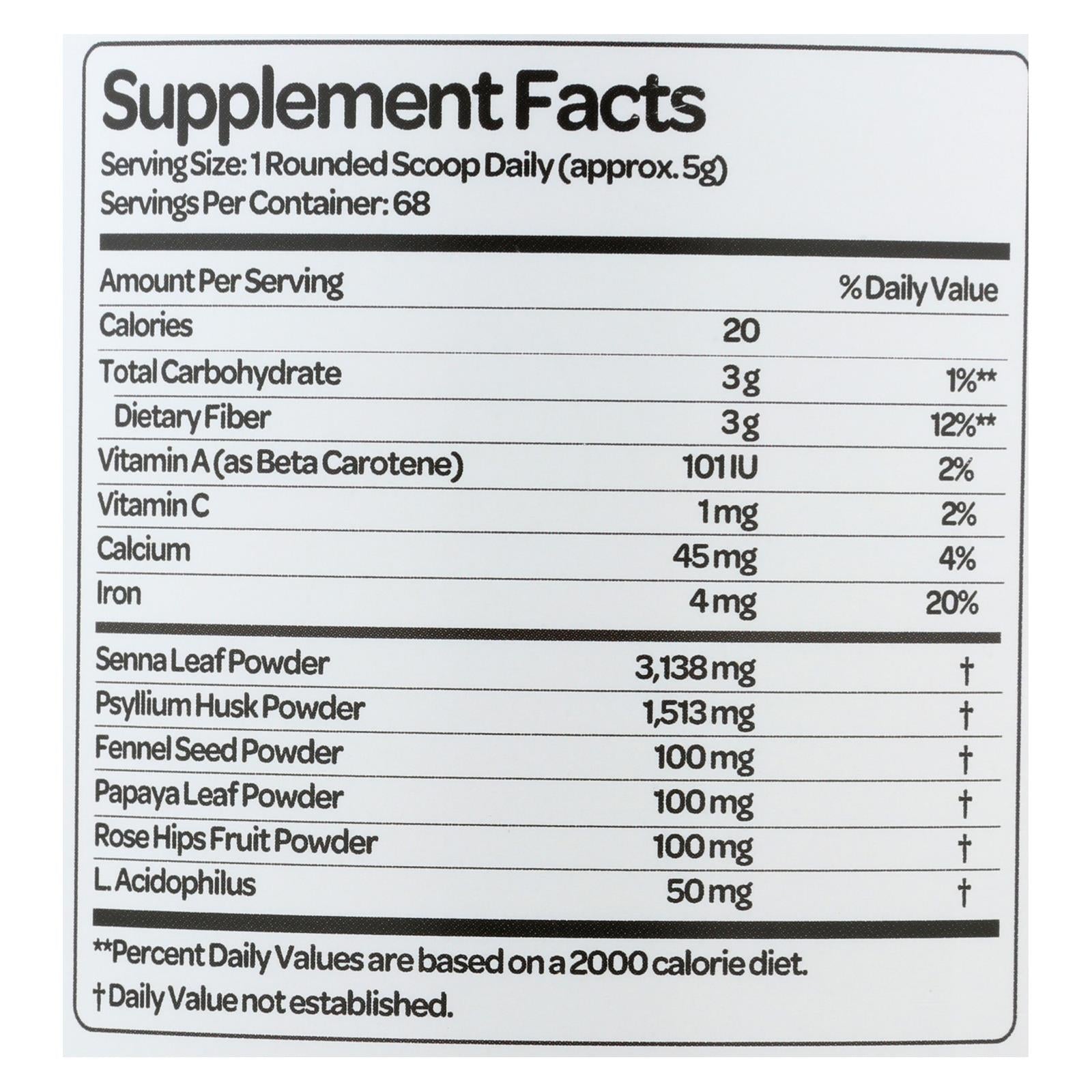 Health Plus Super Colon Cleanse Powder (12 Oz.)