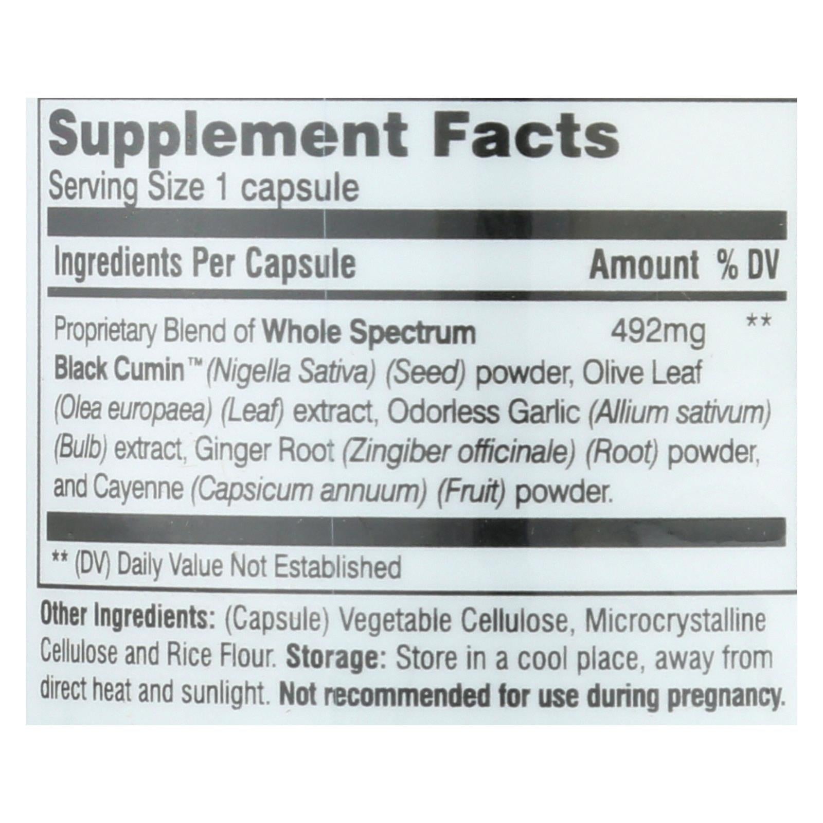 Black Seed Theramune by Amazing Herbs (100-Count) Ultimate Capsules