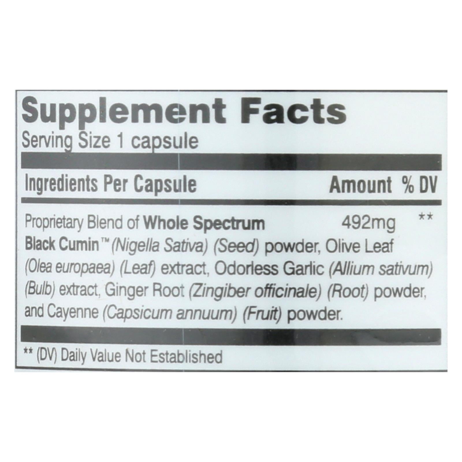 Black Seed Theramune by Amazing Herbs (100-Count) Ultimate Capsules