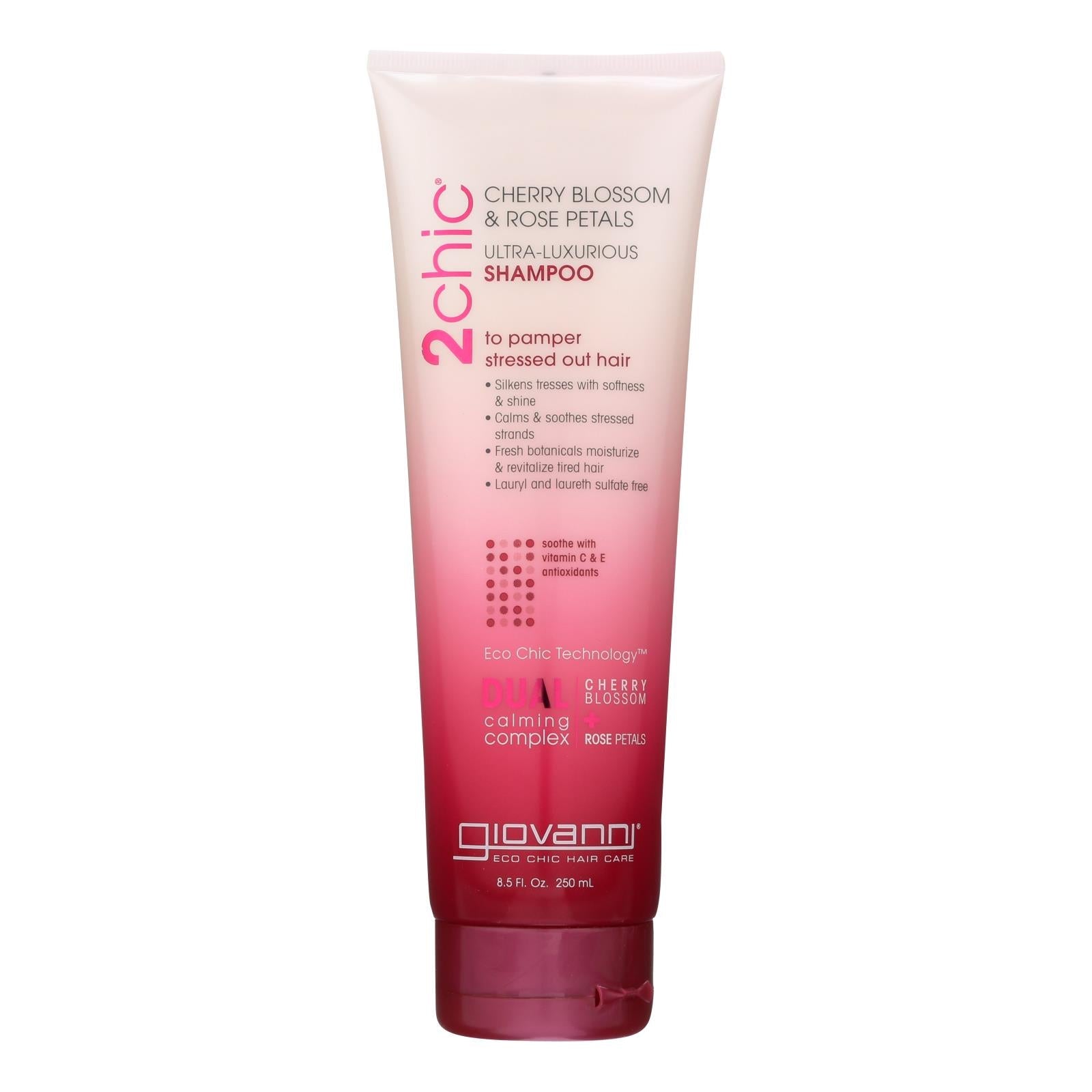 Giovanni 2chic Ultra-Hydrating Shampoo for Dry, Damaged Hair - 8.5 Fl Oz