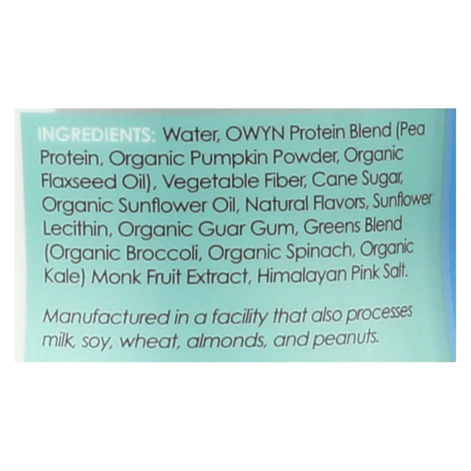 Only What You Need Plant-Based Protein Shake: Vanilla - 12-Pack x 12 Fl Oz