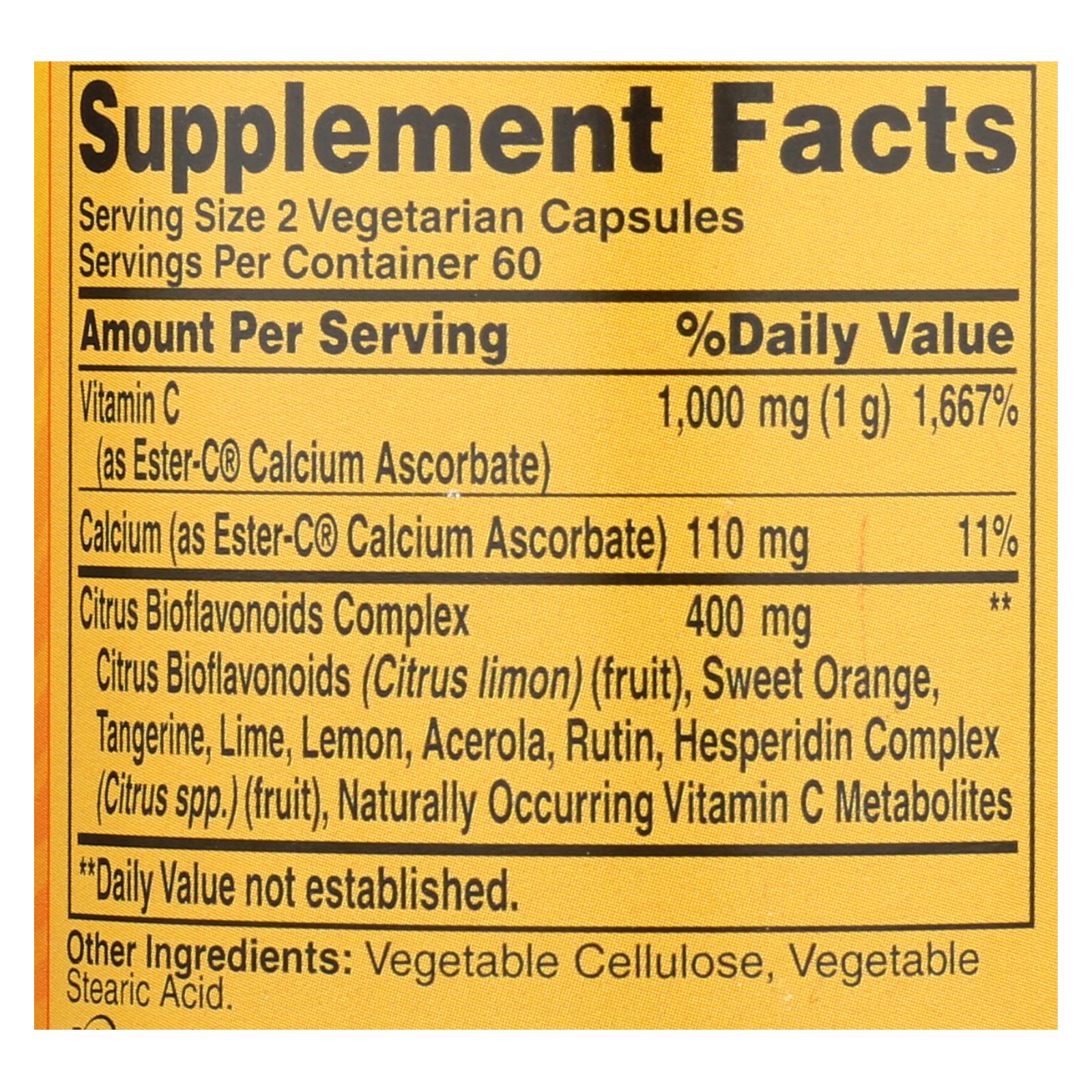 American Health Ester-C¬¨√Ü 500 mg Enhanced Absorption Vitamin C with Citrus Bioflavonoids - 120 Vegetarian Capsules