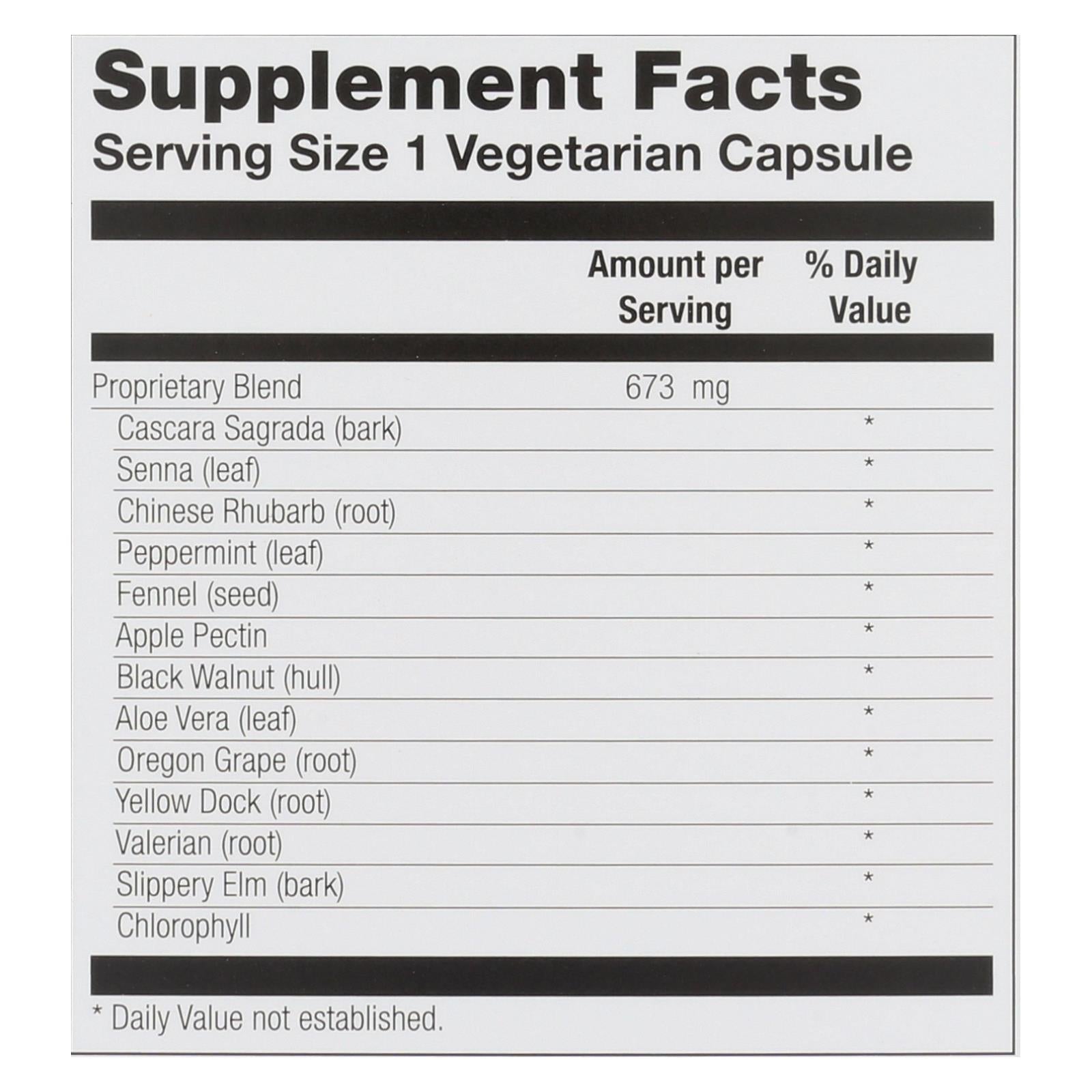 Natural Balance Ultra Colon Clenz Vegetarian Capsules, 120 Count