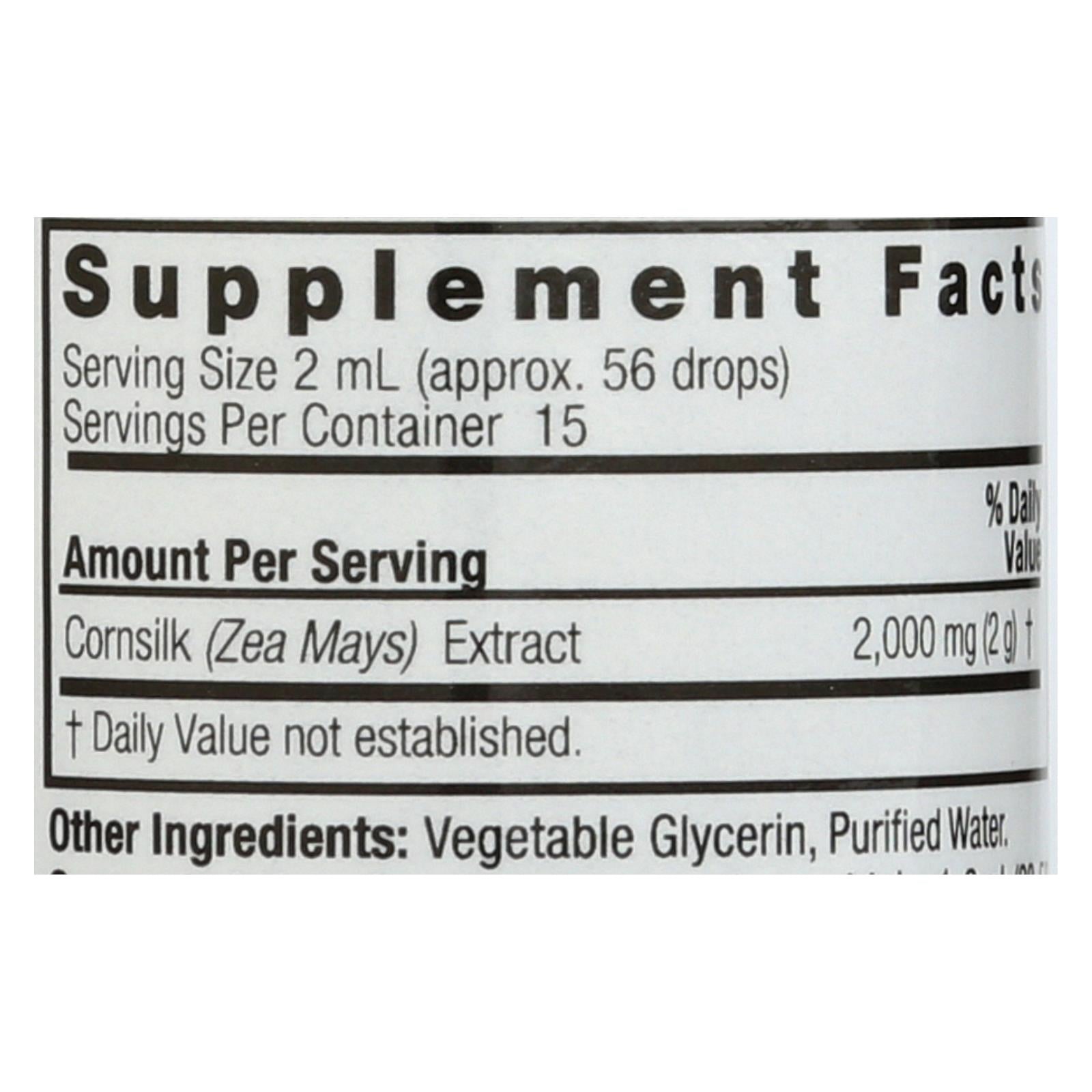 Nature's Answer Cornsilk Alcohol-Free Liquid Extract, 1 Fl Oz