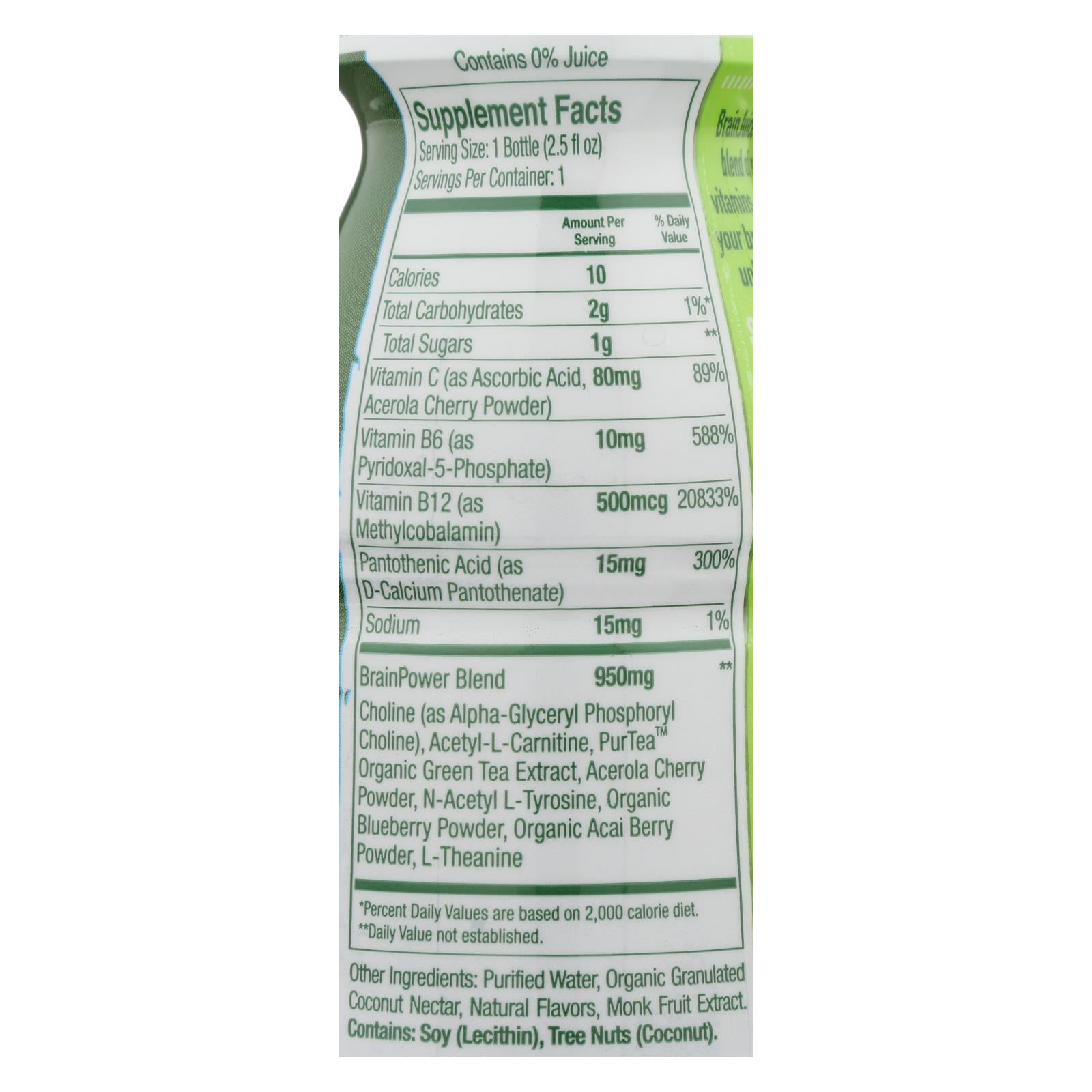 Brain Juice Strawberry Lemonade 12-Pack 2.5 Fl Oz