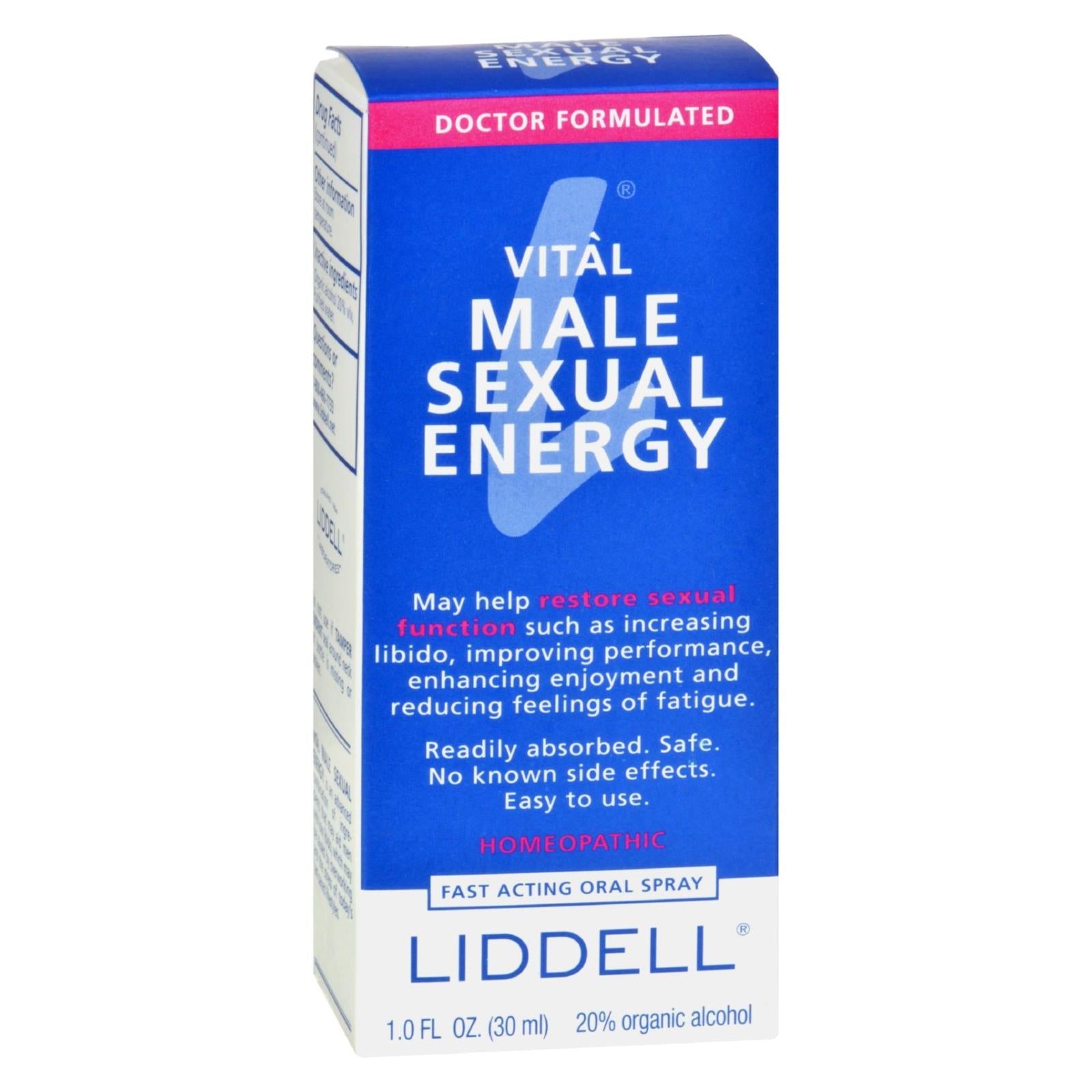 Liddell Homeopathic Energy Formula for Men - 1 Fl Oz.