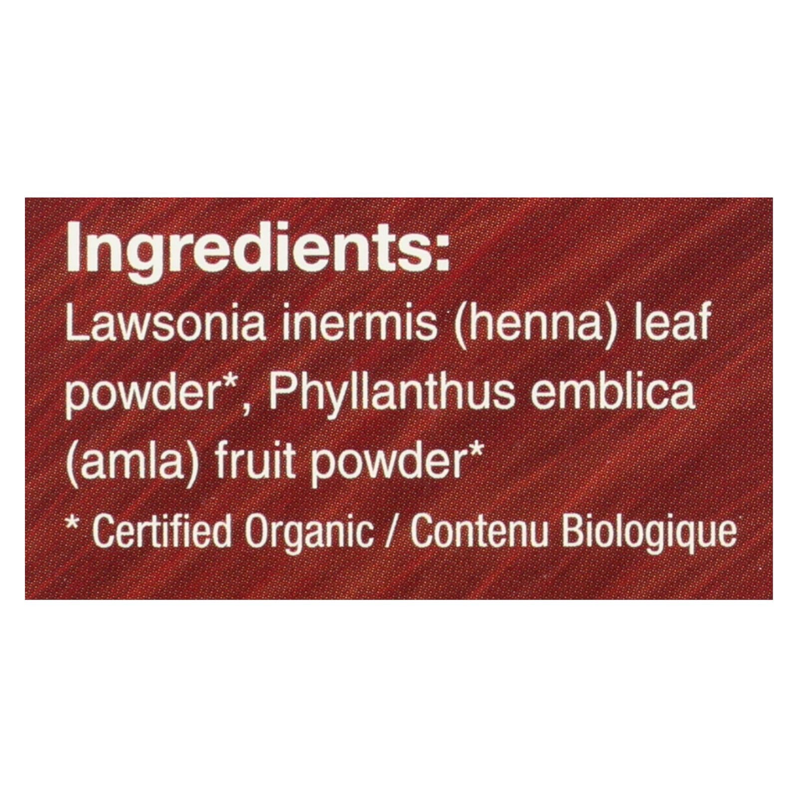 Light Mountain Organic Bright Red Hair Color - 4 Oz.