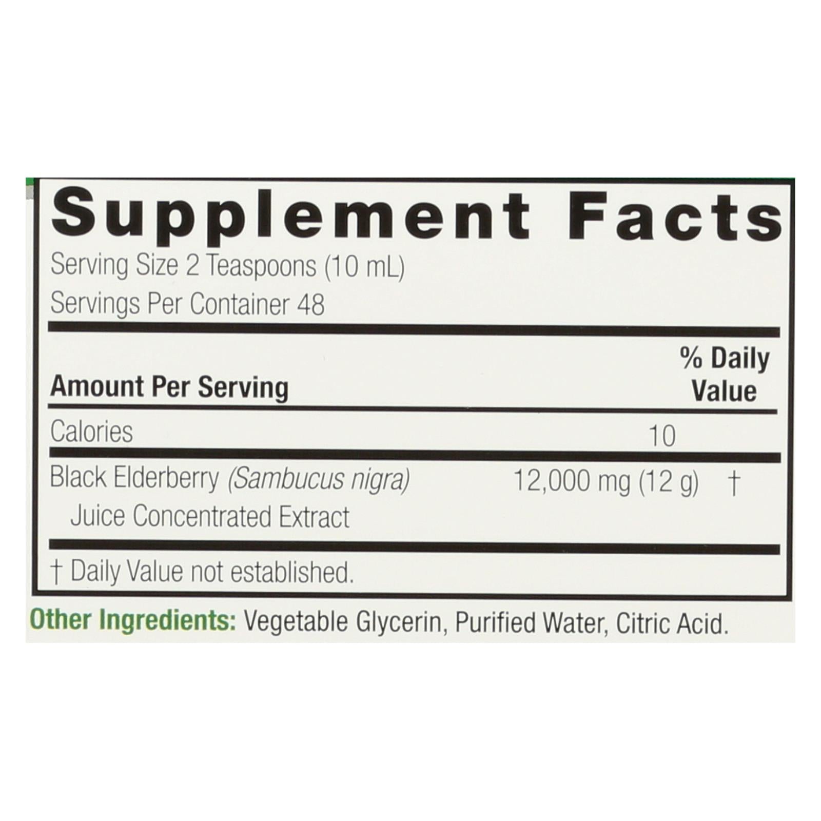 Nature's Answer Sambucus Original, Immune Support, 16 Oz