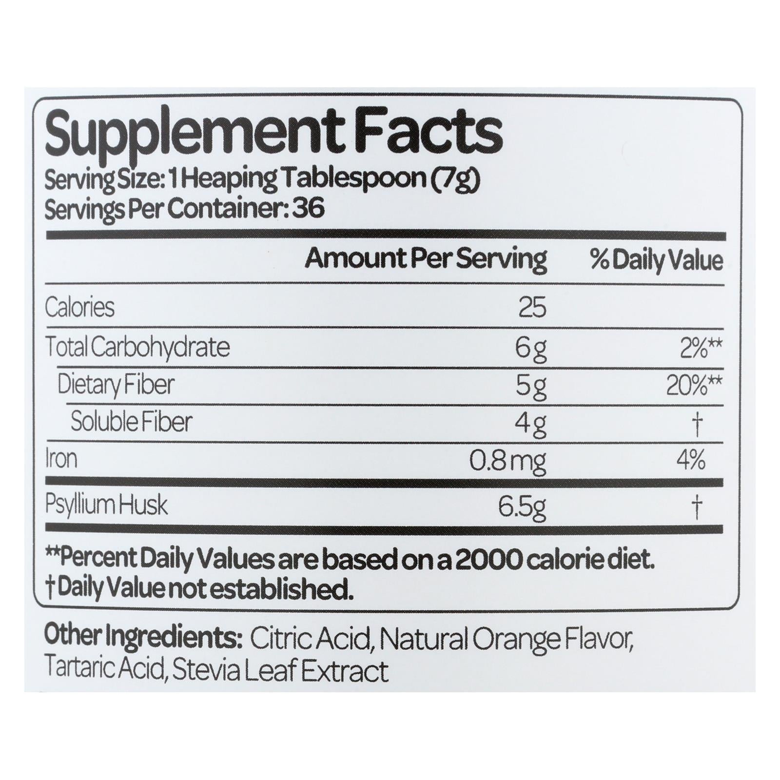 Health Plus Colon Cleanse: 9 Oz. Orange Detox