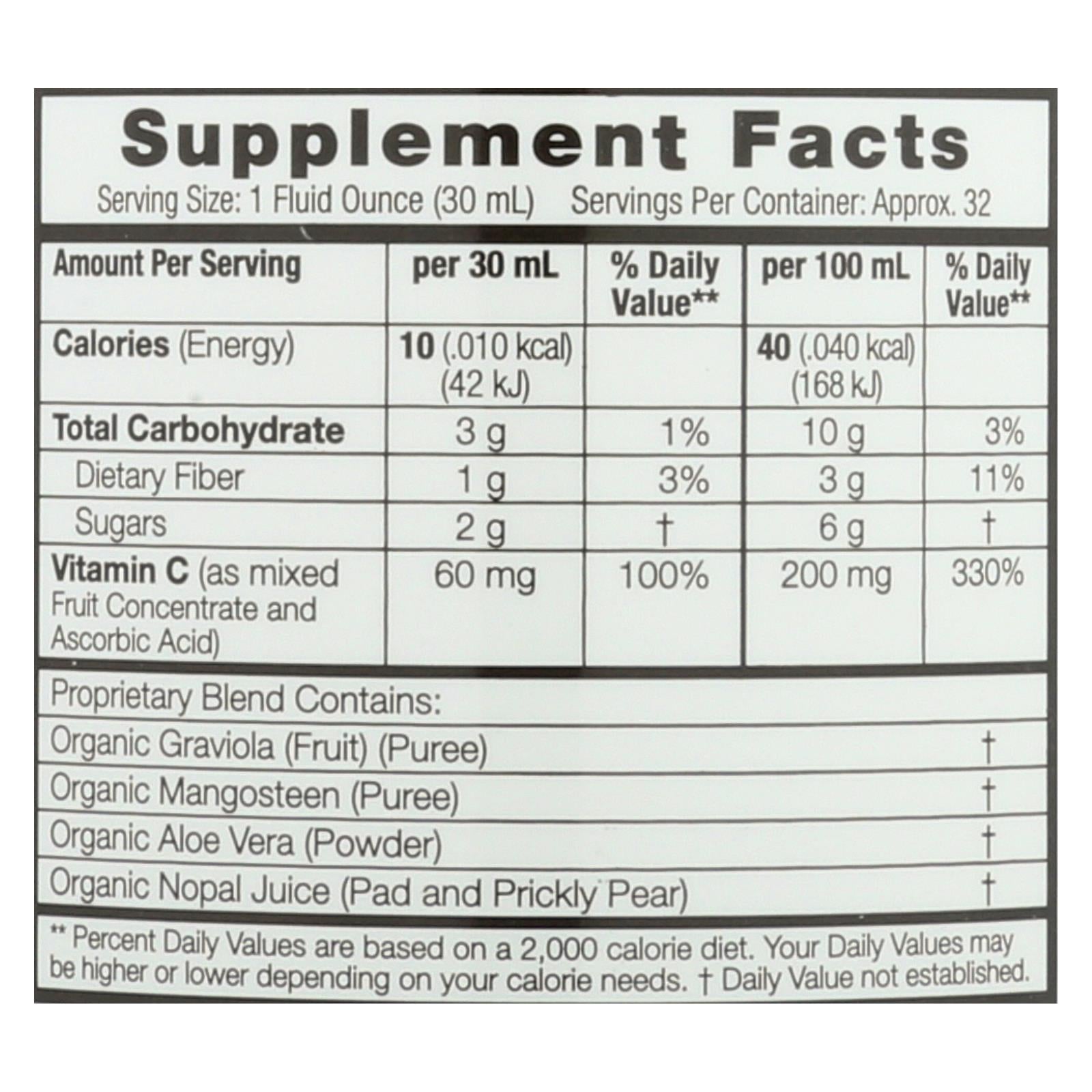 Dynamic Health Graviola Guanabana-Soursop Extract Superfruit Juice Blend (32 Oz.)