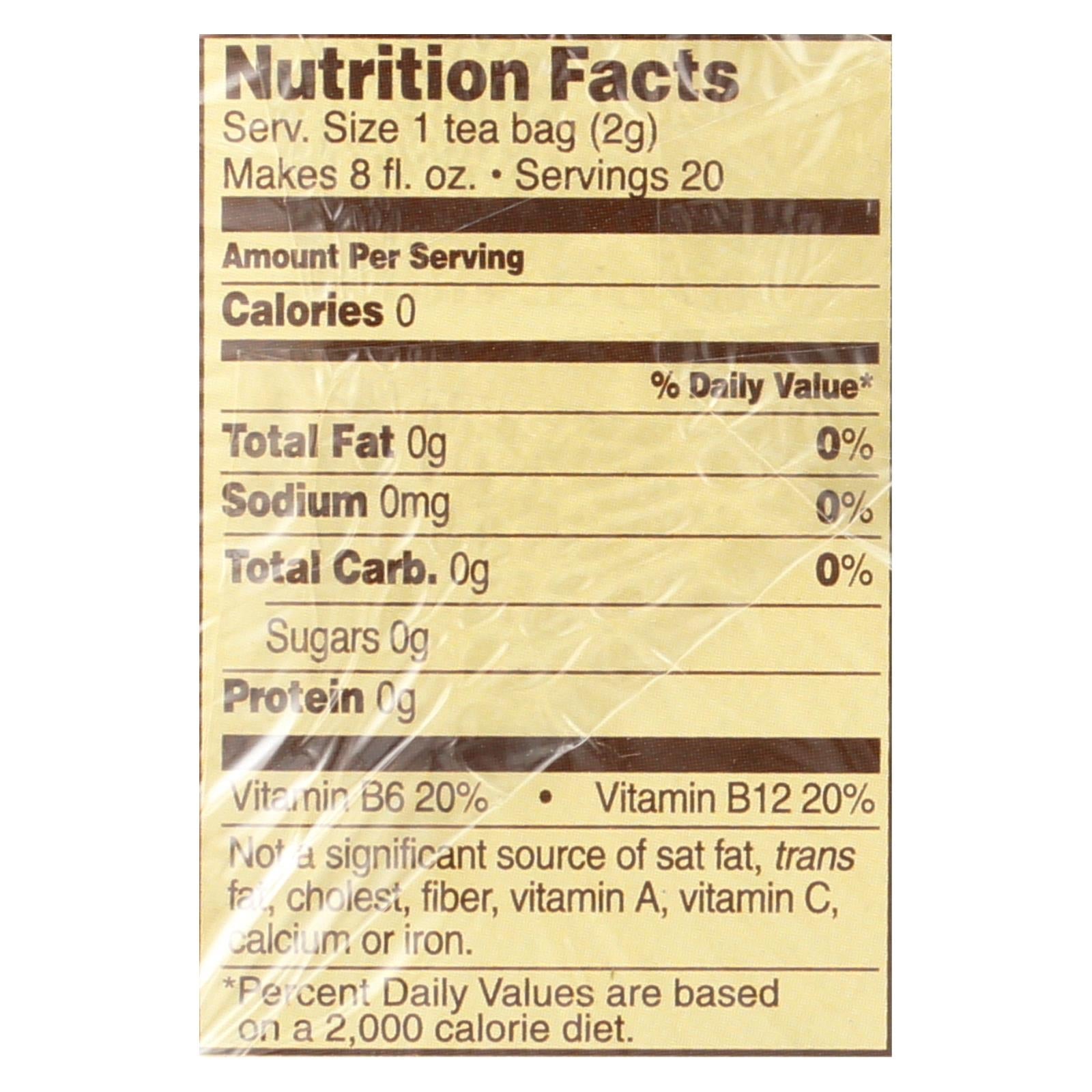 Celestial Seasonings Tension Tamer Herbal Tea, Caffeine Free, Pack of 6, 20 Tea Bags Each